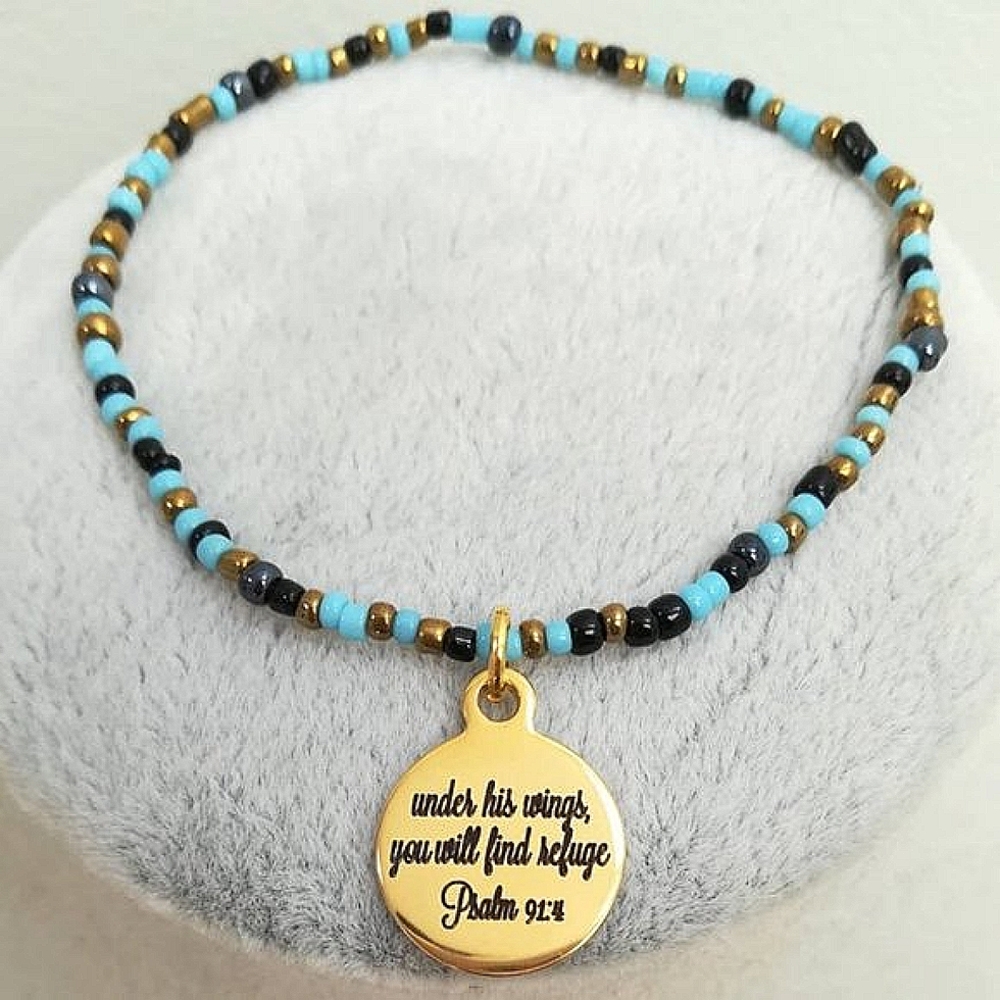 Christian Bible Verse Scripture Bracelet